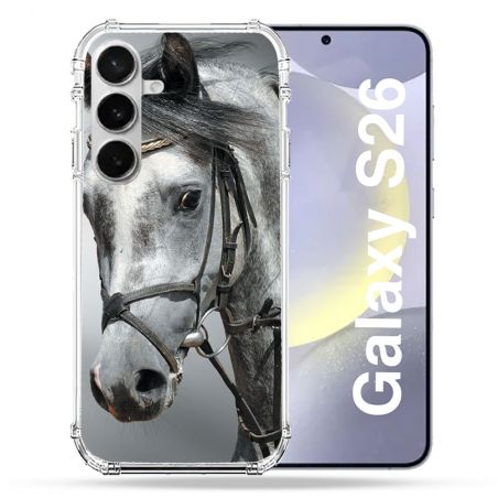 Coque Renforcée Pour Samsung Galaxy S26 Animal Cheval Blanc
