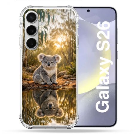 Coque Renforcée Pour Samsung Galaxy S26 Animal Koala Reflet
