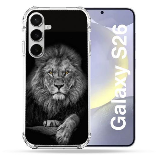 Coque Renforcée Pour Samsung Galaxy S26 Animal Lion Majestueux