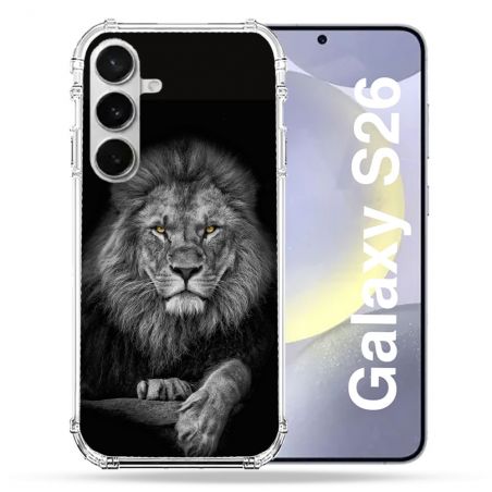 Coque Renforcée Pour Samsung Galaxy S26 Animal Lion Majestueux