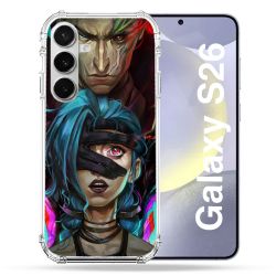 Coque Renforcée Pour Samsung Galaxy S26 Arcane Jinx Bleu