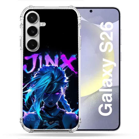 Coque Renforcée Pour Samsung Galaxy S26 Arcane Jinx Night