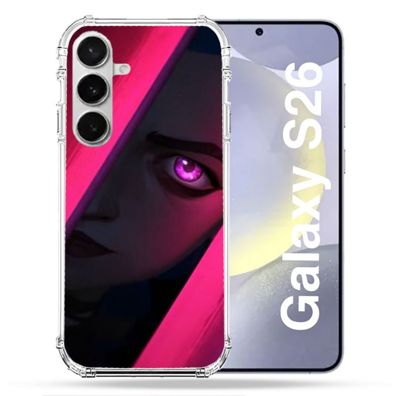 Coque Renforcée Pour Samsung Galaxy S26 Arcane Jinx Rose