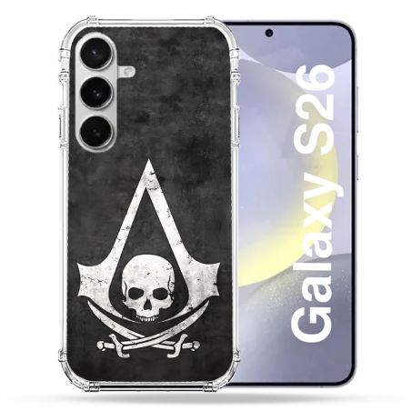 Coque Renforcée Pour Samsung Galaxy S26 Assassin Creed Tete Mort