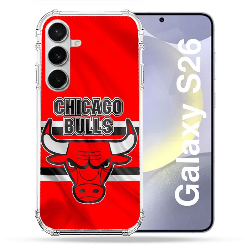 Coque Renforcée Pour Samsung Galaxy S26 Basket Chicago Bulls