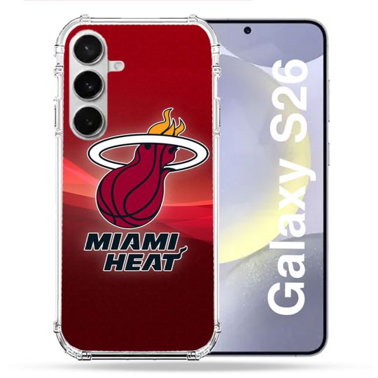 Coque Renforcée Pour Samsung Galaxy S26 Basket Miami Heat