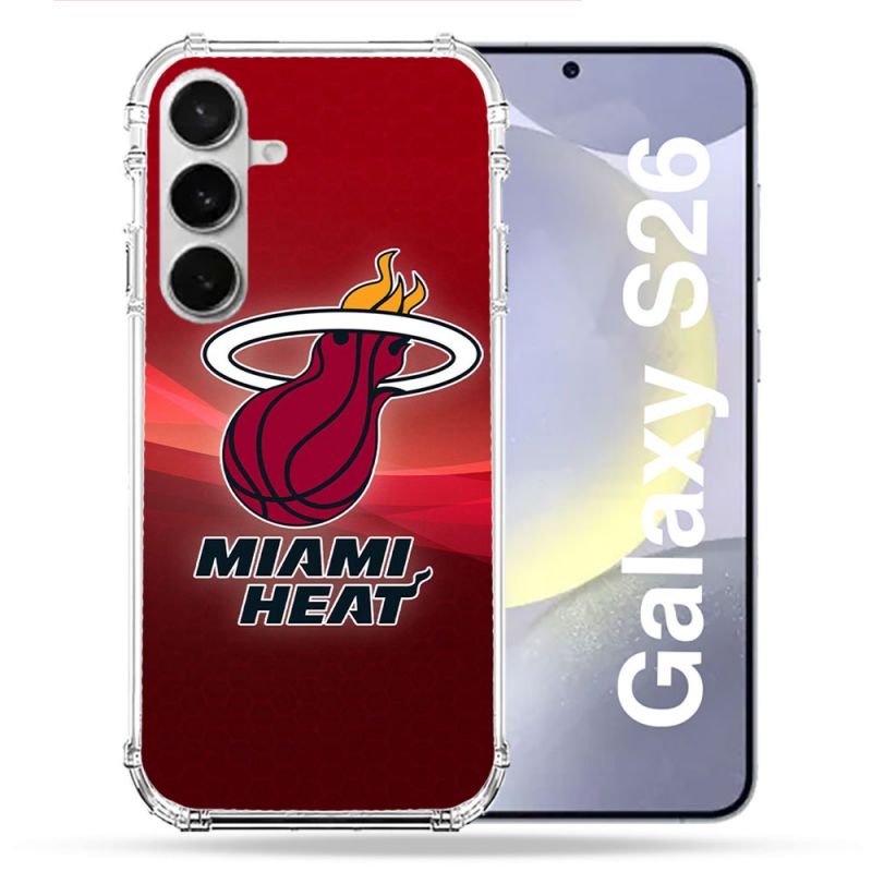 Coque Renforcée Pour Samsung Galaxy S26 Basket Miami Heat