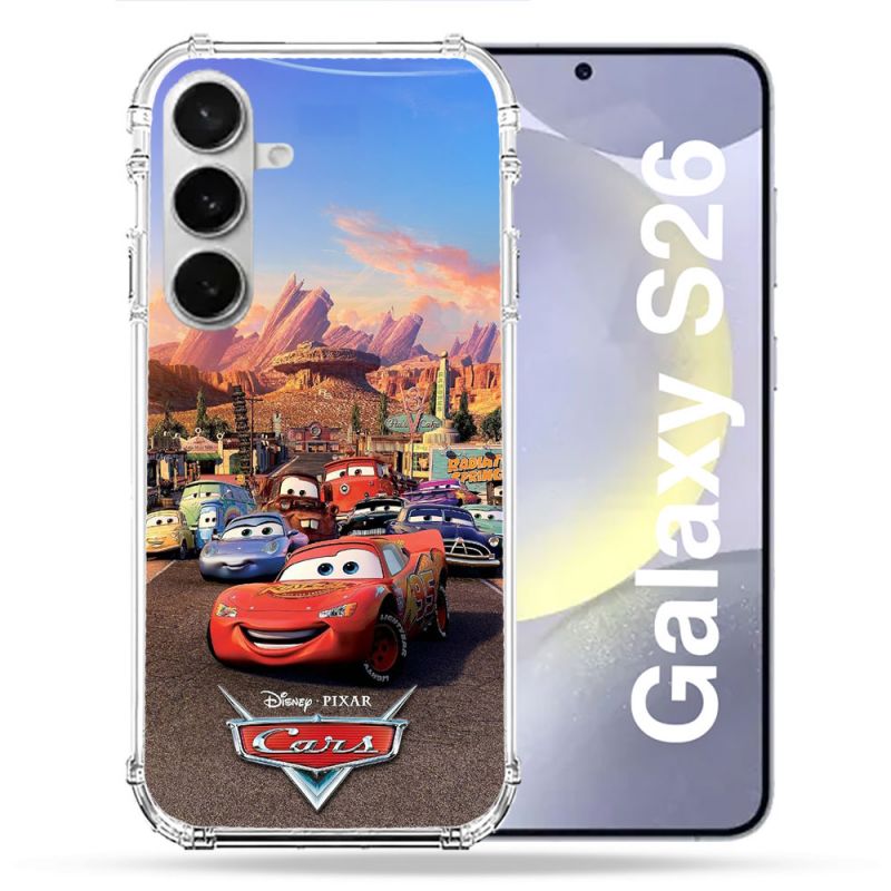 Coque Renforcée Pour Samsung Galaxy S26 Cars Affiche