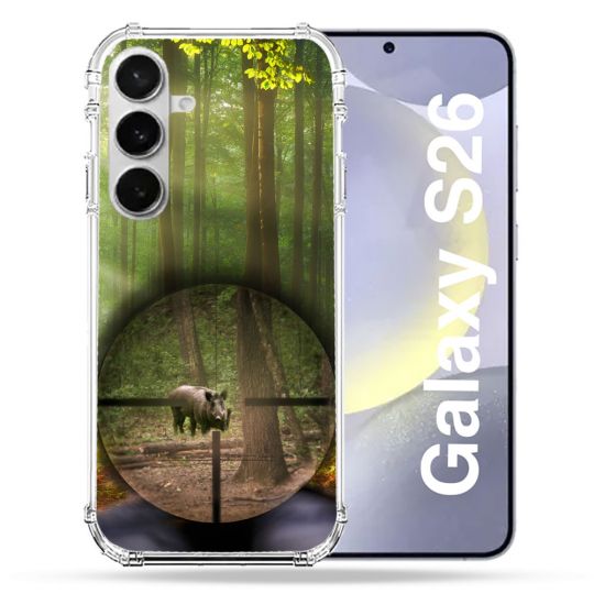 Coque Renforcée Pour Samsung Galaxy S26 Chasse Sanglier Viseur