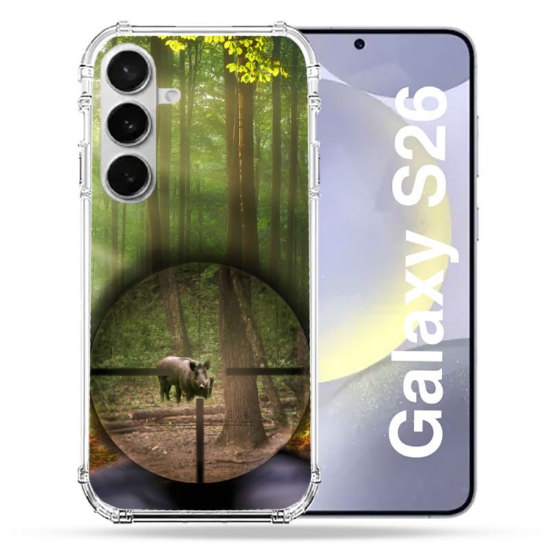 Coque Renforcée Pour Samsung Galaxy S26 Chasse Sanglier Viseur