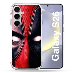 Coque Renforcée Pour Samsung Galaxy S26 Deadpool Yeux