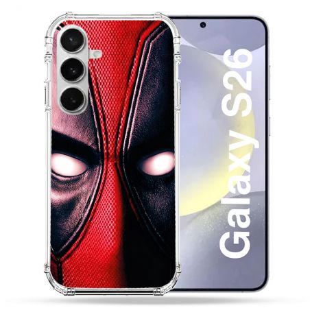 Coque Renforcée Pour Samsung Galaxy S26 Deadpool Yeux