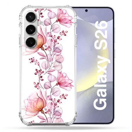 Coque Renforcée Pour Samsung Galaxy S26 Fleur Eclosion