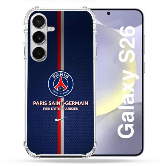 Coque Renforcée Pour Samsung Galaxy S26 Foot PSG Fier