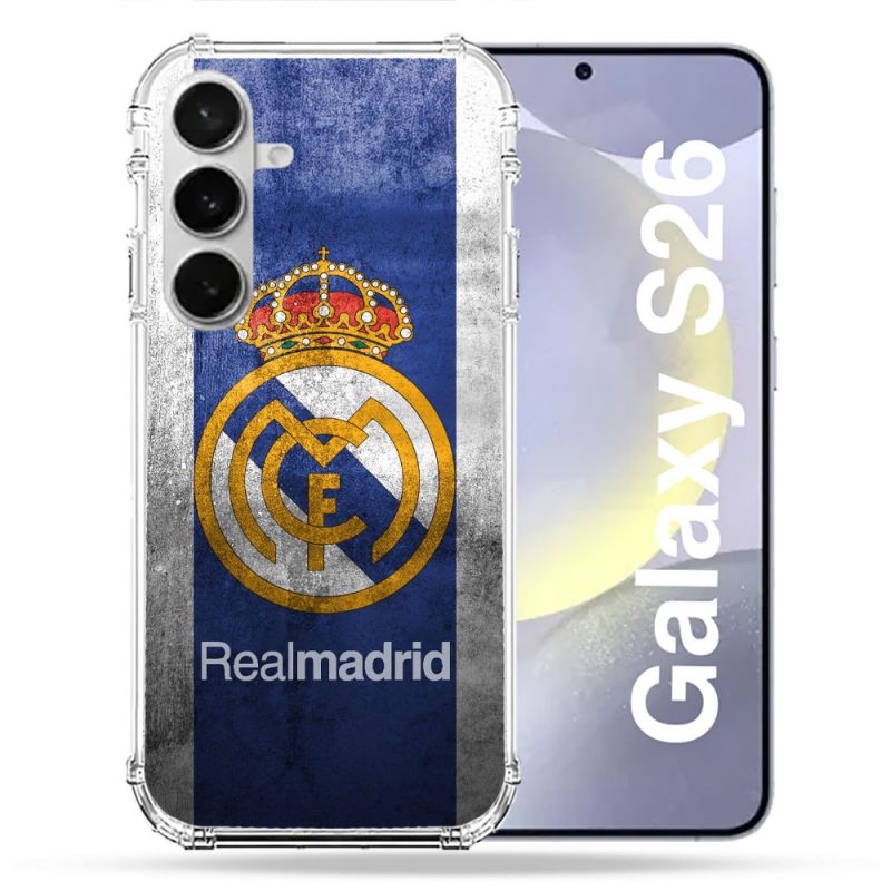 Coque Renforcée Pour Samsung Galaxy S26 Foot Real Madrid