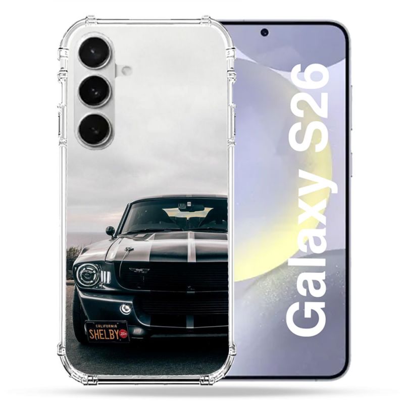 Coque Renforcée Pour Samsung Galaxy S26 Ford Mustang GT500 Vintage