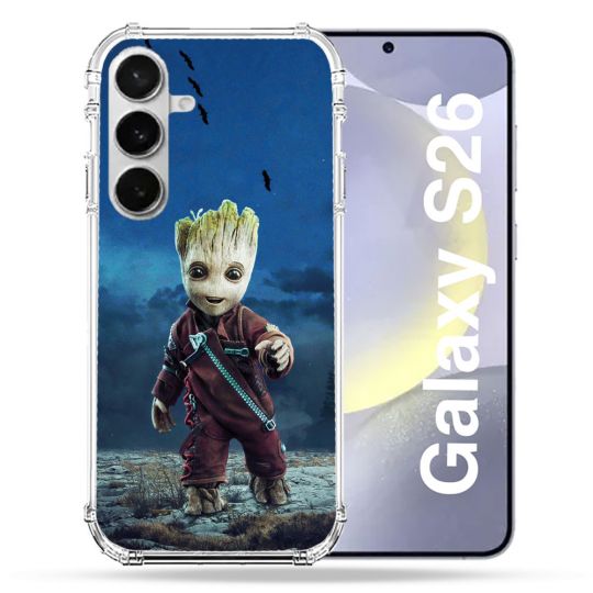 Coque Renforcée Pour Samsung Galaxy S26 Groot Bleu