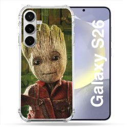 Coque Renforcée Pour Samsung Galaxy S26 Groot Vert