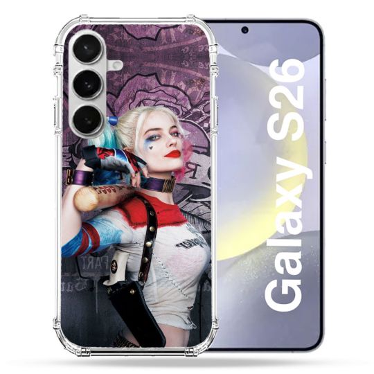 Coque Renforcée Pour Samsung Galaxy S26 Harley Quinn Batte