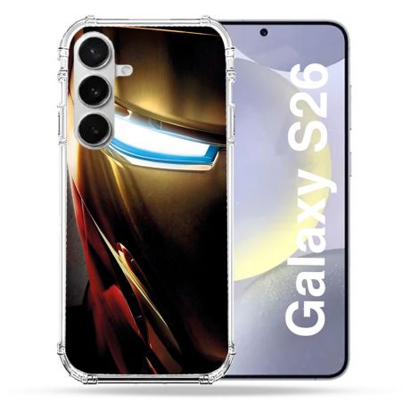 Coque Renforcée Pour Samsung Galaxy S26 Iron Man Casque