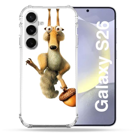 Coque Renforcée Pour Samsung Galaxy S26 L'âge de Glace Scratch Suspendu