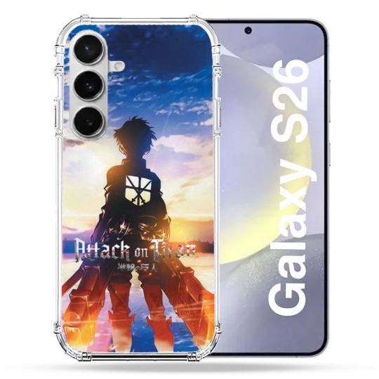 Coque Renforcée Pour Samsung Galaxy S26 Manga Attaque Titans Soleil
