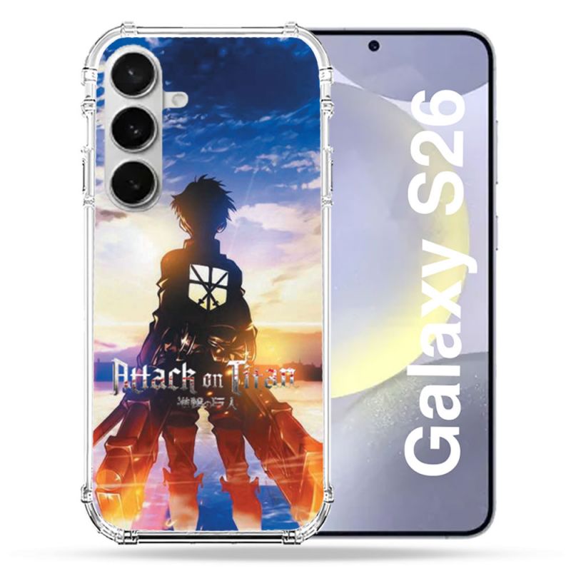 Coque Renforcée Pour Samsung Galaxy S26 Manga Attaque Titans Soleil