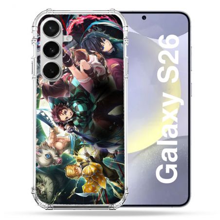 Coque Renforcée Pour Samsung Galaxy S26 Manga Demon Slayer Groupe