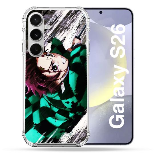 Coque Renforcée Pour Samsung Galaxy S26 Manga Demon Slayer Tanjiro