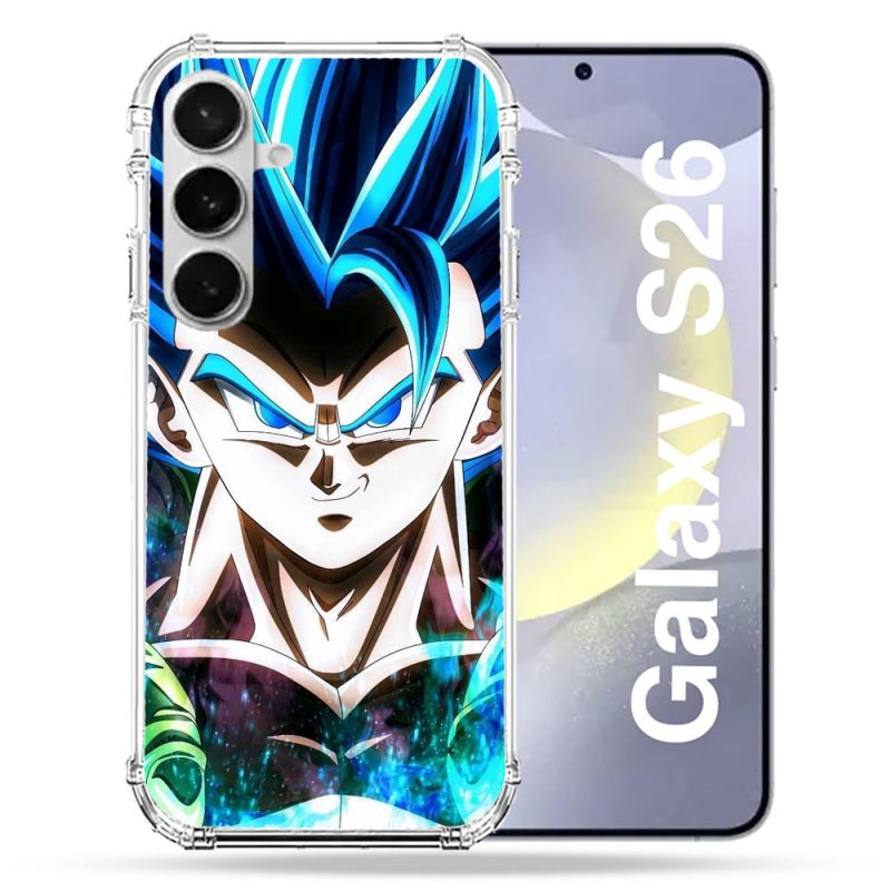 Coque Renforcée Pour Samsung Galaxy S26 Manga Dragon Ball Gogeta Visage
