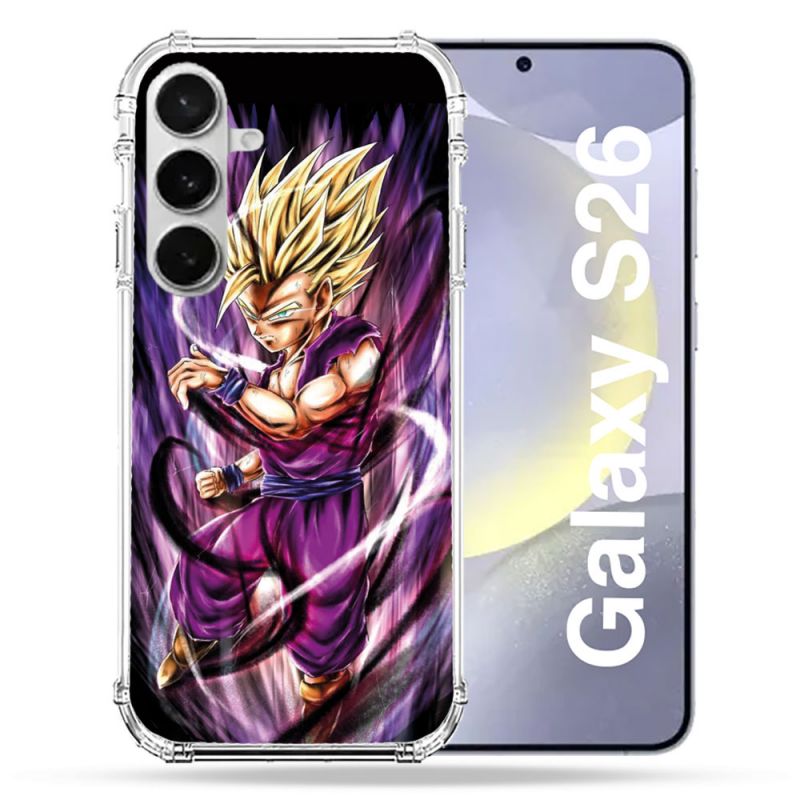 Coque Renforcée Pour Samsung Galaxy S26 Manga Dragon Ball Sangohan Violet