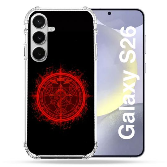 Coque Renforcée Pour Samsung Galaxy S26 Manga Fullmetal Alchemist Logo