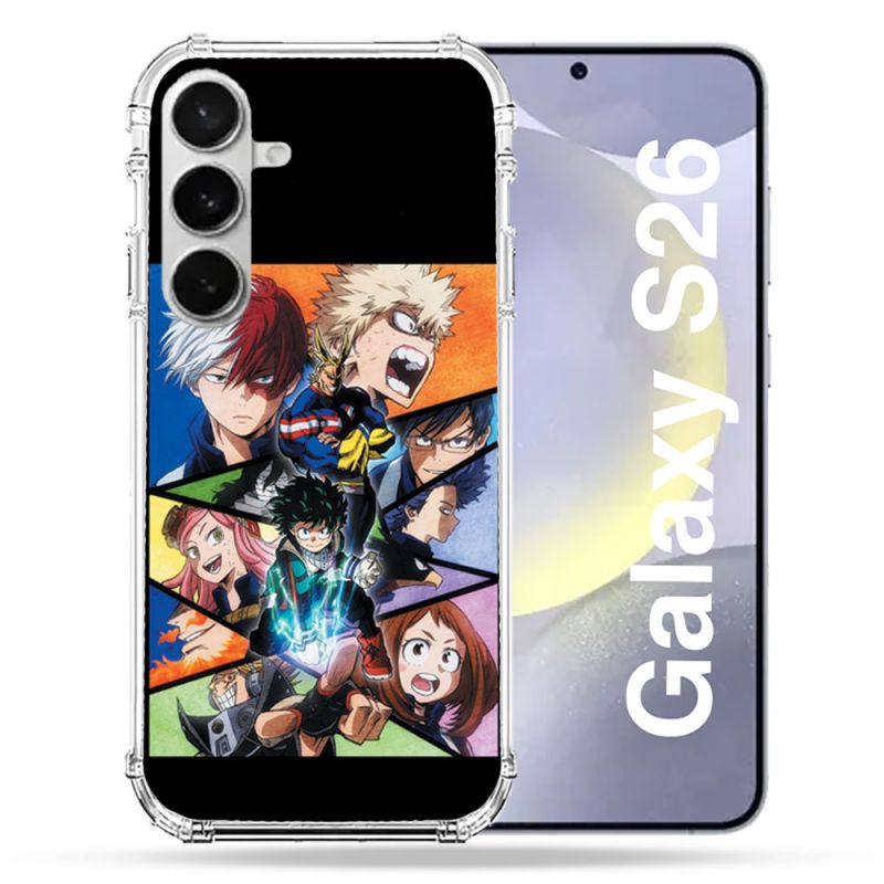 Coque Renforcée Pour Samsung Galaxy S26 Manga My Hero Academia Noir