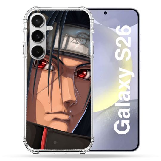 Coque Renforcée Pour Samsung Galaxy S26 Manga Naruto Itachi Visage