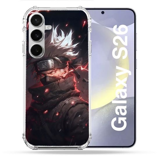 Coque Renforcée Pour Samsung Galaxy S26 Manga Naruto Kakashi Dark