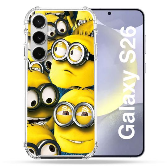 Coque Renforcée Pour Samsung Galaxy S26 Minions Groupe