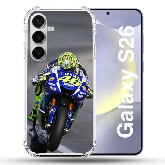 Coque Renforcée Pour Samsung Galaxy S26 Moto Course GP Wheeling 46