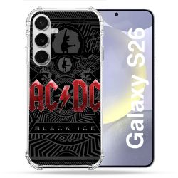 Coque Renforcée Pour Samsung Galaxy S26 Musique Rock ACDC Rouge