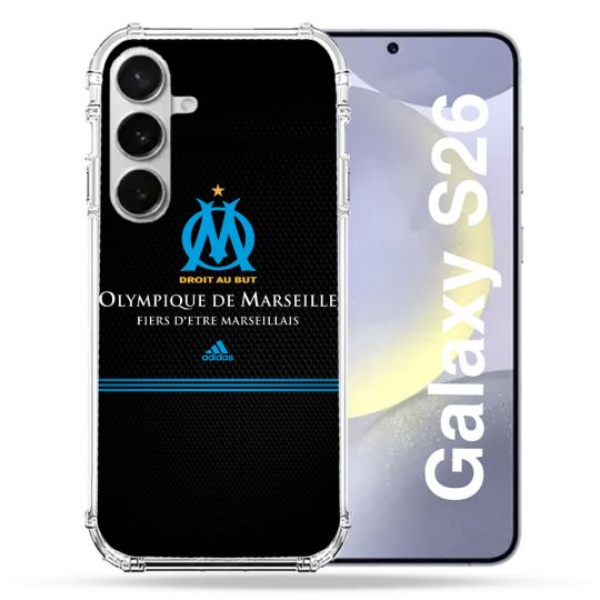 Coque Renforcée Pour Samsung Galaxy S26 Olympique Marseille OM Fier etre Marseillais