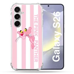 Coque Renforcée Pour Samsung Galaxy S26 Panthere Rose
