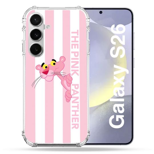 Coque Renforcée Pour Samsung Galaxy S26 Panthere Rose