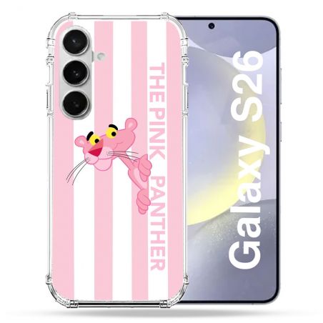Coque Renforcée Pour Samsung Galaxy S26 Panthere Rose