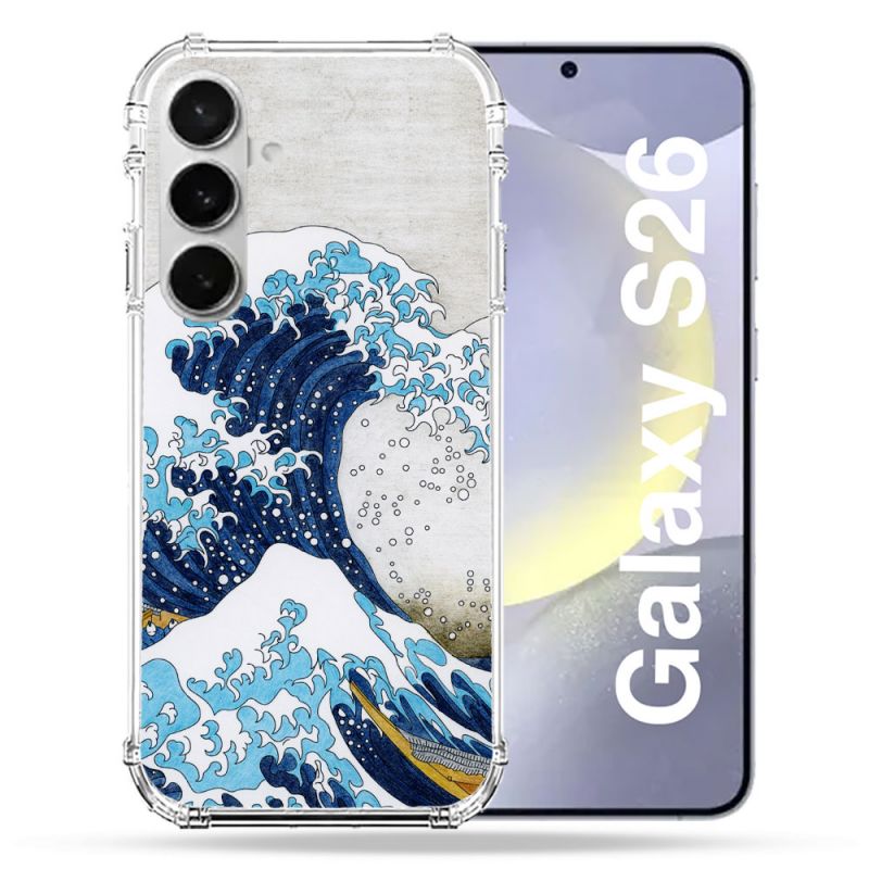 Coque Renforcée Pour Samsung Galaxy S26 Peinture La Grande Vague