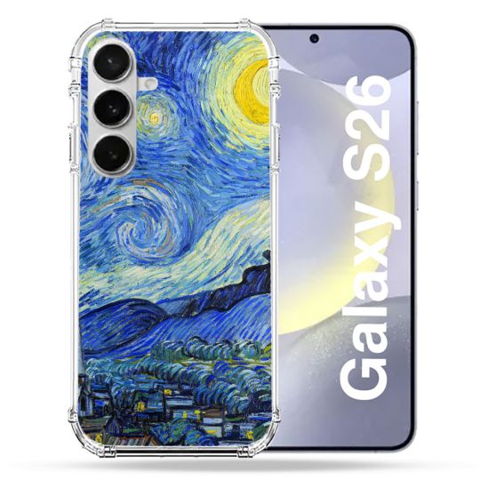 Coque Renforcée Pour Samsung Galaxy S26 Peinture La nuit étoilée