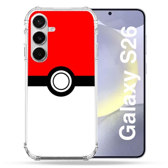 Coque Renforcée Pour Samsung Galaxy S26 Pokemon Pokeball