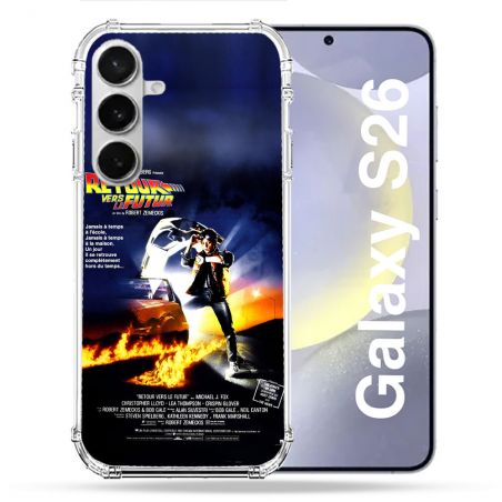 Coque Renforcée Pour Samsung Galaxy S26 Retour Vers Le Futur Affiche