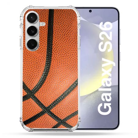 Coque Renforcée Pour Samsung Galaxy S26 Sport Ballon Basket