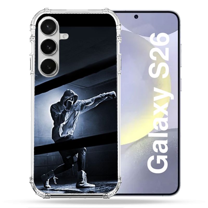 Coque Renforcée Pour Samsung Galaxy S26 Sport Boxe Poing