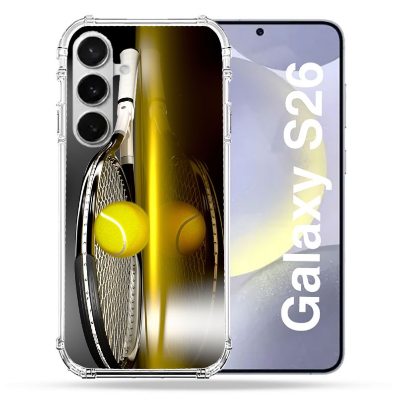 Coque Renforcée Pour Samsung Galaxy S26 Sport Tennis Reflet