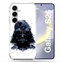 Coque Renforcée Pour Samsung Galaxy S26 Star Wars - Dark Vador Blanc